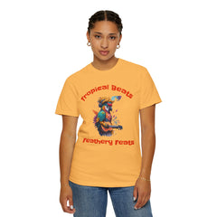 Tropical Beats Graphic T-Shirt — Feathery Feats Design