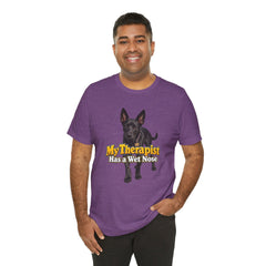 My Therapist Has A Wet Nose Personalized with your dog(s) image T-Shirt