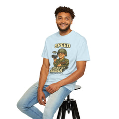 Speed Enforced By Radar T-Shirt — MASH 4077 Retro Traffic Cop Graphic Tee