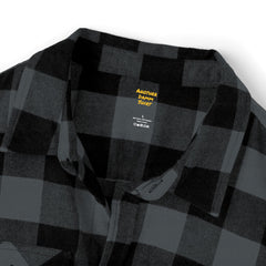 Wild Sound Wolf Guitarist Graphic - Unisex Flannel Shirt