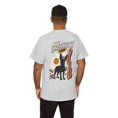 Breakfast Club Dog T‑Shirt — Retro Bacon & Eggs Graphic Tee