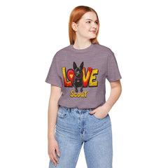 Personalized Love Your Dog T-Shirt — Designed with your dogs name and picture Graphic Tee