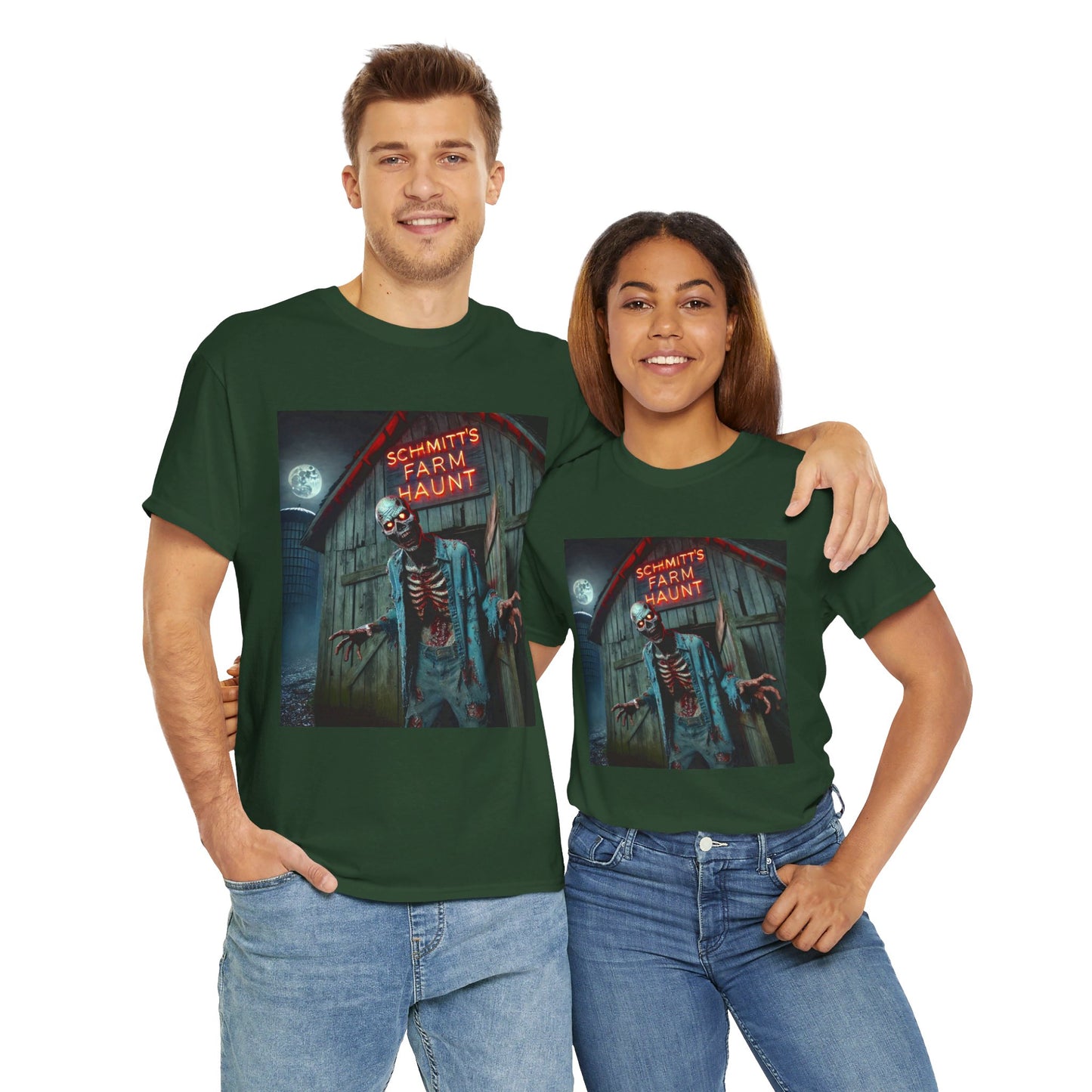 BARN ZOMBIE! Graphic Unisex Heavy Cotton Tee