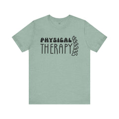 Physical Therapy Unisex Tee - Spine Graphic Gift for PT Student