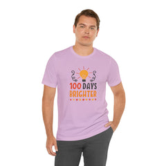 100 Days of School Brighter Teacher Appreciation T-Shirt