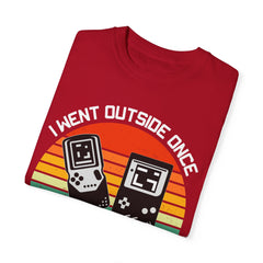 Retro Gamer Unisex T-Shirt - "I Went Outside Once"