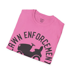 Lawn Enforcement Officer Unisex Softstyle T-Shirt What a unique gift idea for Fathers Day Birthday or any time of the year
