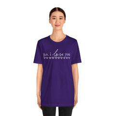 PS I LOVE YOU - Unisex Jersey Short Sleeve Tee