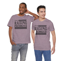 Raising Patriots Tee – Americana Stars & Stripes Family Pride T-Shirt