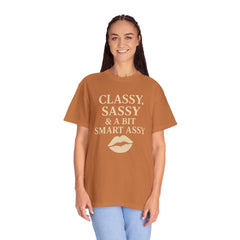 Classy Sassy T-shirt, Unisex Casual Top, Statement Tee, Gift for Her, Fashion Apparel, Birthday Humor Shirt