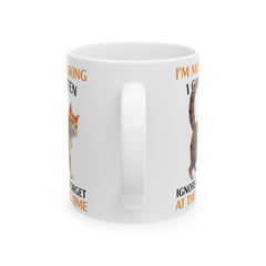 Funny Cat graphic mug, multitasking sarcastic cat, ceramic cat mug, 11oz, 15oz, cat lover gift, gift for her, Cat Mamma, animal lover gift,