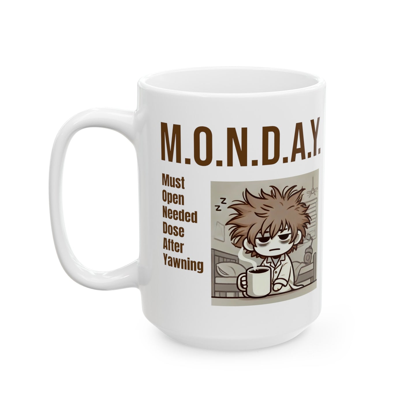 MONDAY Definition Funny Graphic Ceramic Mug, (11oz, 15oz)