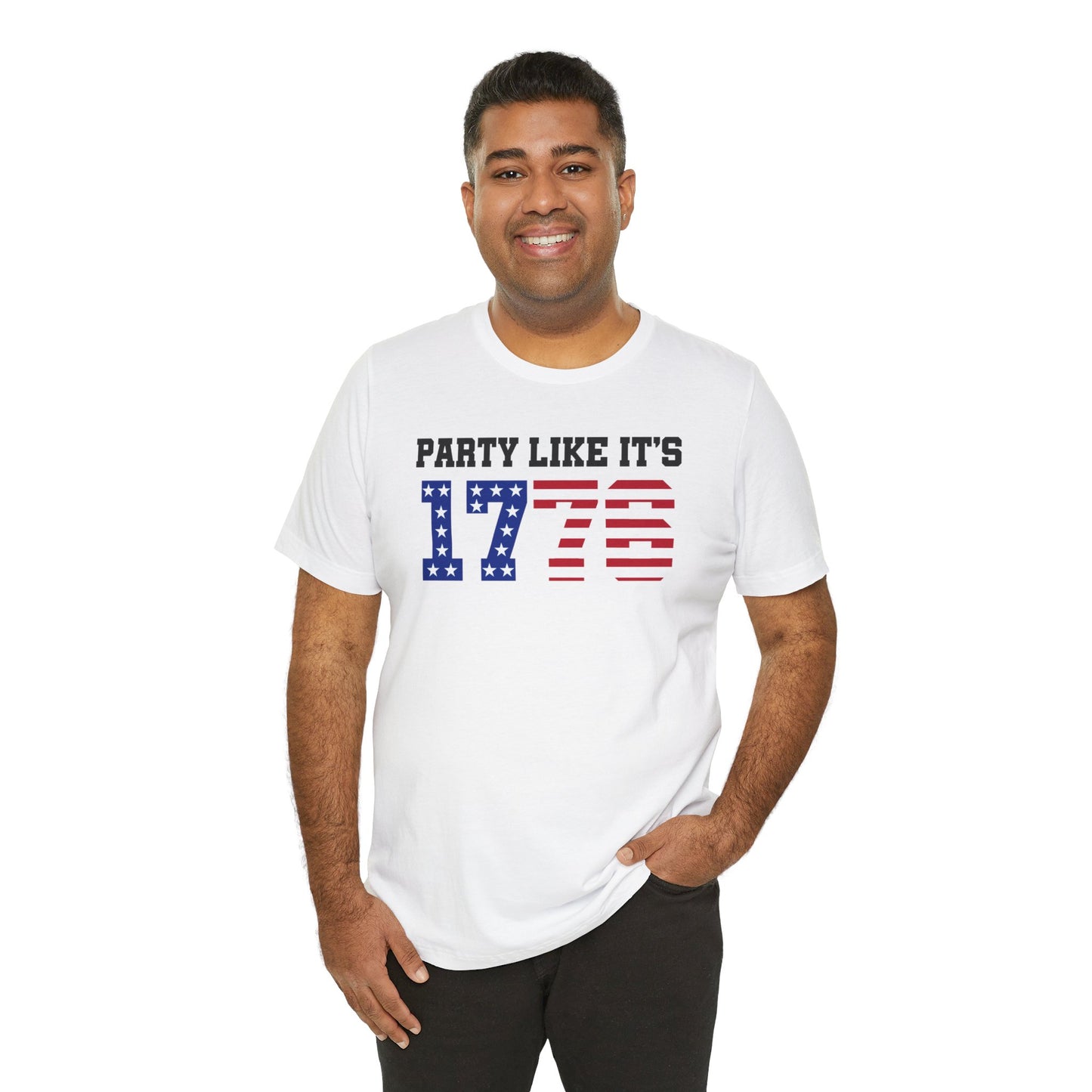 Party Like Its 1776, Graphic Unisex Jersey Short Sleeve Tee