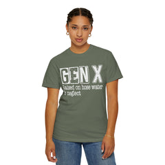 Raised on Hose Water and Neglect — Retro Graphic T-Shirt (Vintage Gift for Gen X)