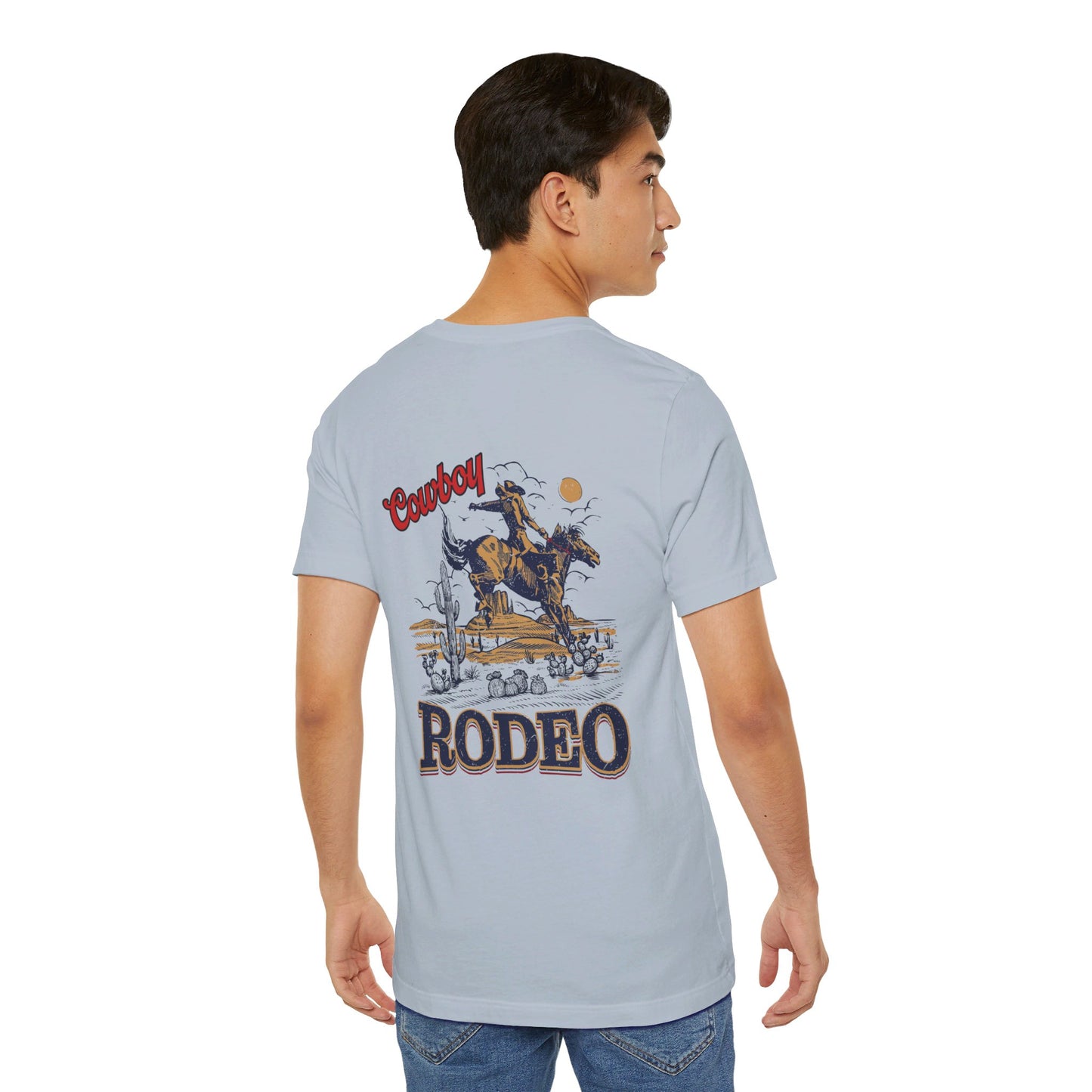 Cowboy Rodeo Vintage Style Graphic TShirt