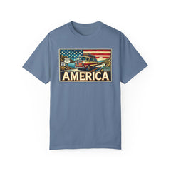 Ventura Highway Driving America Graphic Comfort Colors Unisex Garment Dyed T-shirt
