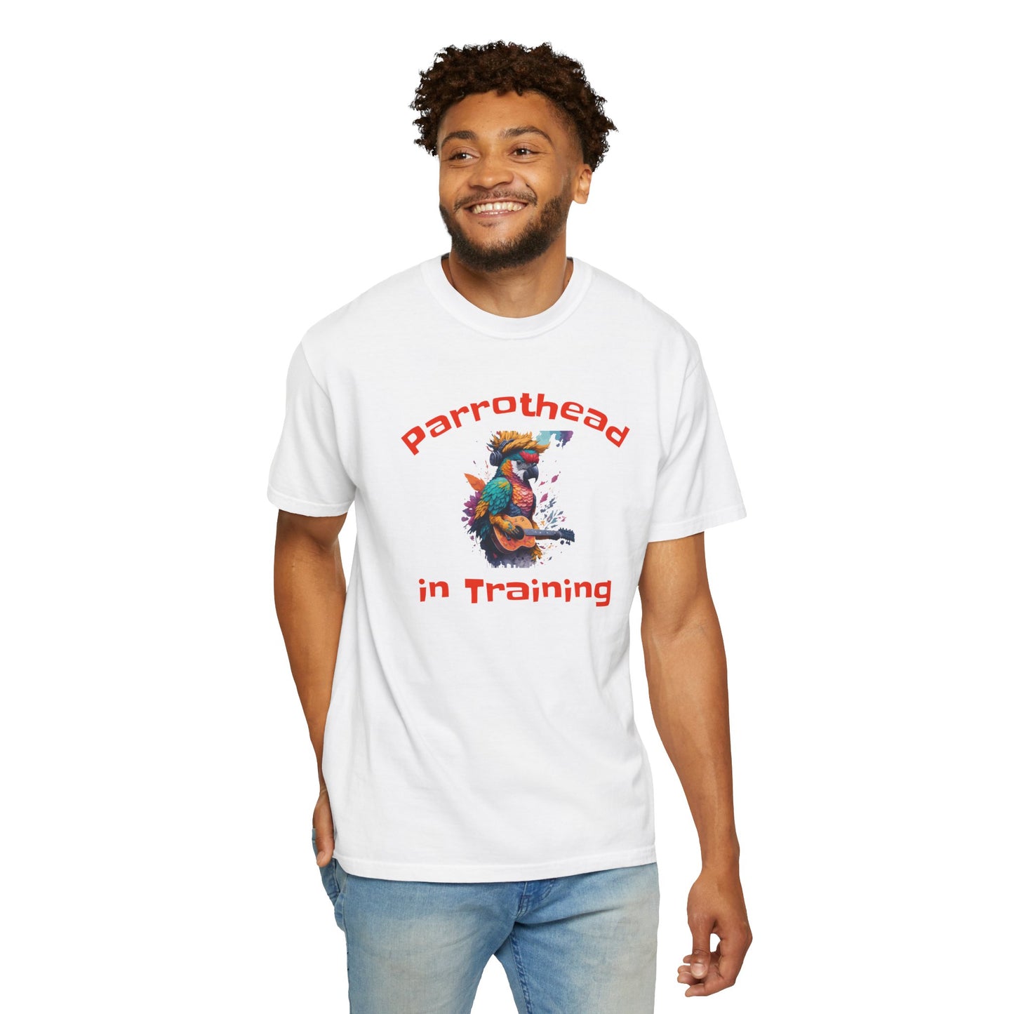 Parrothead In Training - Unisex Garment-Dyed T-shirt