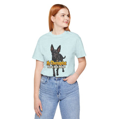 My Therapist Has A Wet Nose Personalized with your dog(s) image T-Shirt