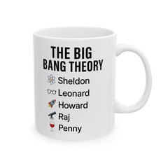 Fun Big Bang Theory Ceramic Mug, Scientist Gift, Unique Fan Gift