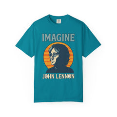 John Lennon Imagine T-Shirt, Vintage Graphic Tee, Music Lover Gift, Unisex Casual Wear, Retro Art Shirt