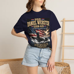 USS Daniel Webster SSBN-626 Submarine T-Shirt — Forty One for Freedom Military Tribute Tee