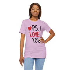 PS I LOVE YOU - Unisex Jersey Short Sleeve Tee