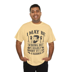 Humorous Barber Tee, Funny Barber Gifts, Unisex Cotton Shirt, Barber Appreciation, Father's Day Gift Tee, Hair Stylist T-Shirt