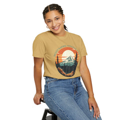Mount Rainier National Park Graphic, Comfort Colors Soft Relaxed Fit Unisex Garment-Dyed T-shirt