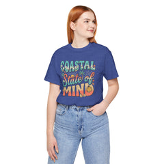 Coastal State of Mind Tee — Retro Beach Graphic T-Shirt