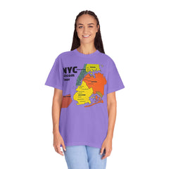 NYC Sitcoms Tour Comfort Colors T-shirt - Unisex Garment-Dyed
