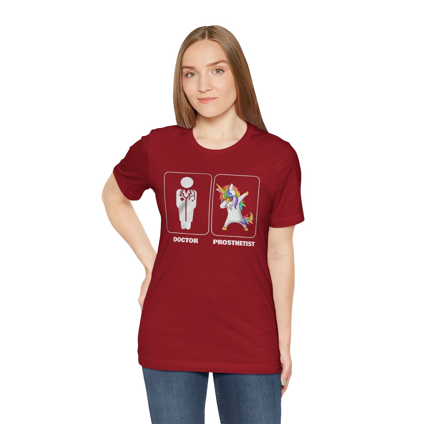 Funny Doctor vs  Prosthetist Unicorn - Graphic Unisex T Shirt