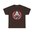 Fiery Fire Ghost - Graphic Unisex Heavy Cotton Tee