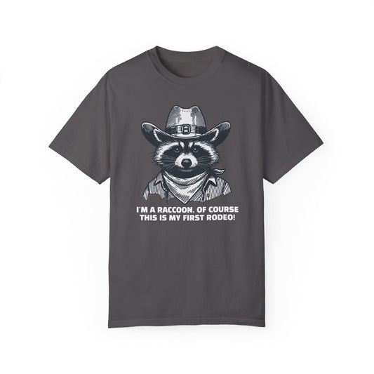 Raccoon Cowboy Funny Graphic Shirt -  Unisex T Shirt