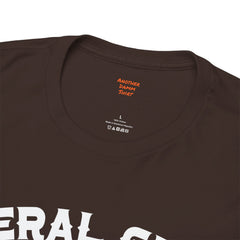 Feral Girl Halloween Raccoon! Graphic Unisex Heavy Cotton Tee