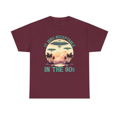 Funny 80s UFOs - Unisex Heavy Cotton Tee