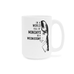 Wednesday Addams - Ceramic Mugs (11oz\15oz\20oz) | Pop Culture | Addams Family | Fan Gift | Gift For Her | Gothic Style Mug | Creepy Comedy
