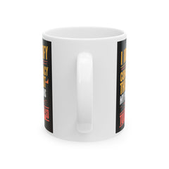 Funny Quote Ceramic Mug (11oz, 15oz) - Conspiracy Theorist Pronouns Are Told /You/ So