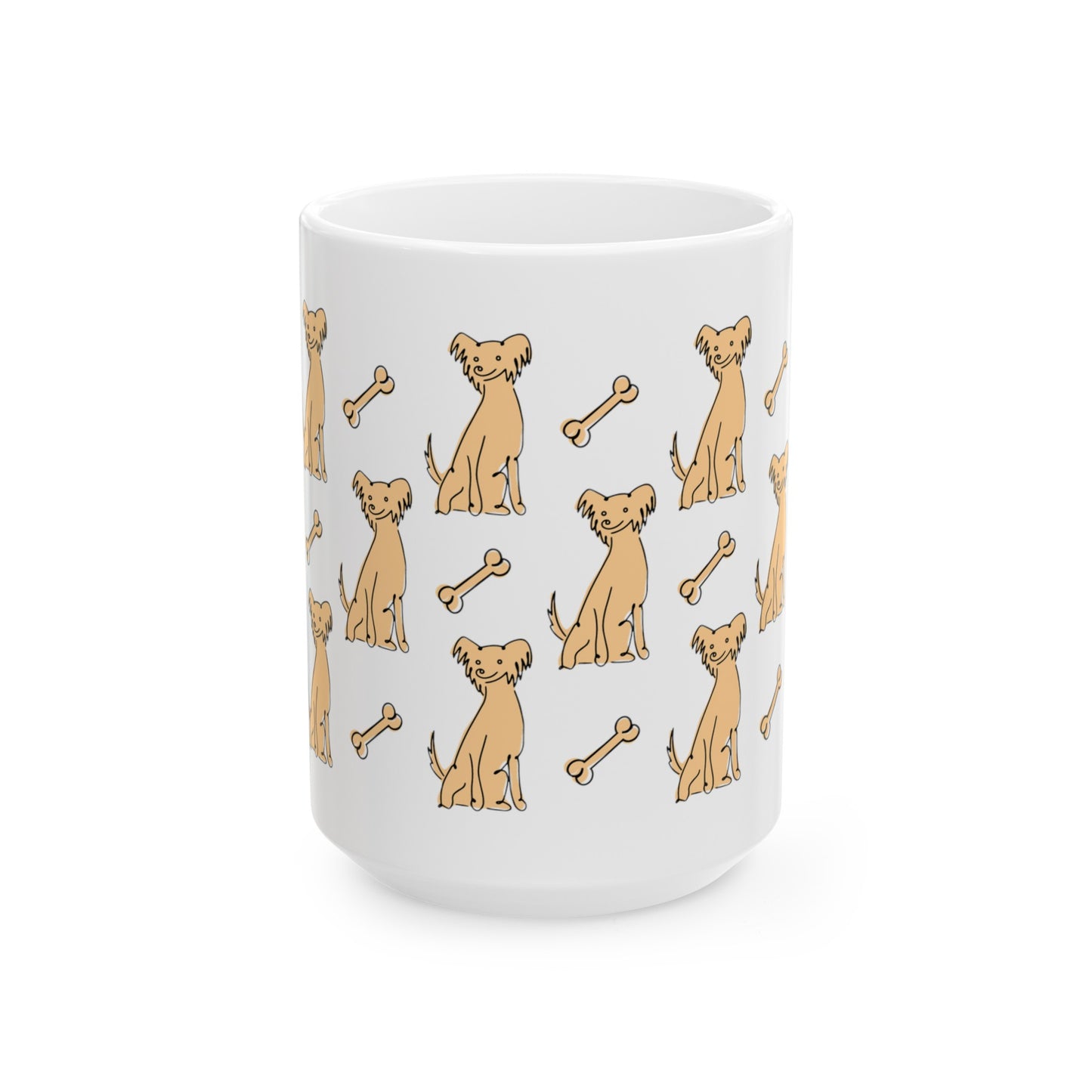 Border Collie Ceramic Mug, (11oz, 15oz)