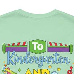 Personalized Name Kindergarten Teacher T-Shirt —  Kindergarten and Beyond Graphic Tee