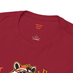 Freaky And Feral Halloween Raccoon! Graphic Unisex Heavy Cotton Tee