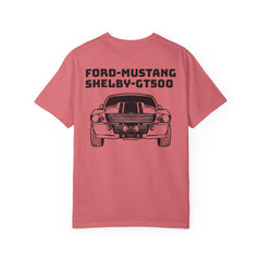 Ford Mustang Shelby GT500 Unisex T-Shirt - Classic Car Enthusiast Comfort Colors Garment Dyed Tee