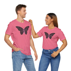 Butterfly Cancer Awareness and Survivor - Unisex Jersey Short Sleeve Tee