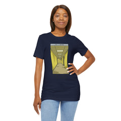 Do Not Question The Hallway T-Shirt — Retro Yellow Corridor Graphic Tee