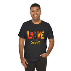 Personalized Love Your Dog T-Shirt — Designed with your dogs name and picture Graphic Tee