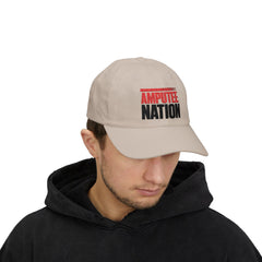Amputee Nation Classic Dad Cap, Casual Hat for Support, Gift for Amputees, Awareness Cap, Adjustable Dad Hat