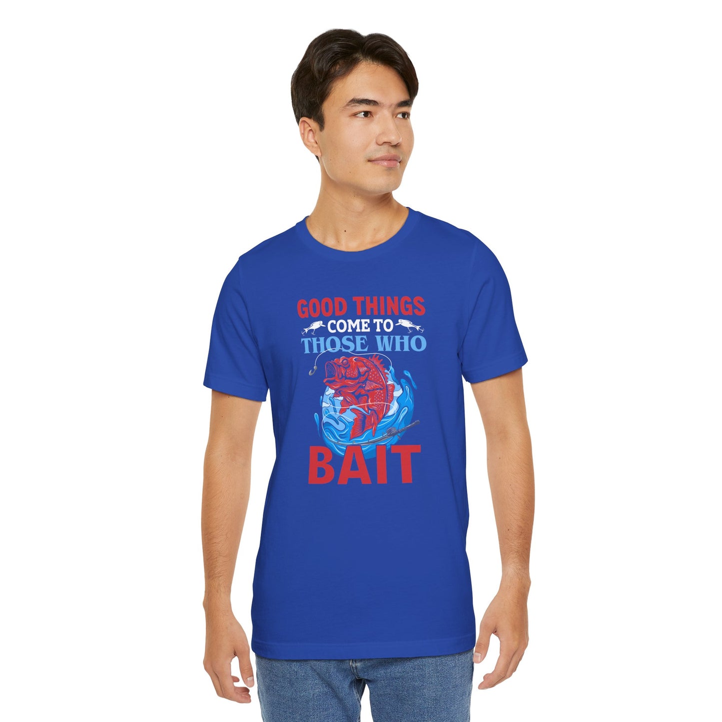 Good Things Come To Those Who Bait Unisex Softstyle T-Shirt