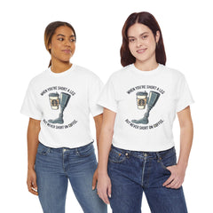 Amputee Coffee Humor - Unisex Heavy Cotton Tee
