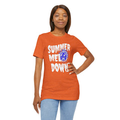 Summer Meltdown Graphic Tee — "Summer Melt Down" Sun Design