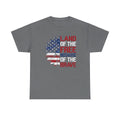 Land Of The Free Because Of The Brave - Unisex Cotton Tee