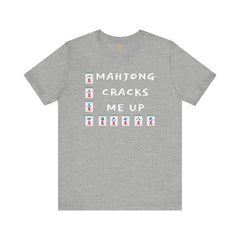 Funny Mahjong CRACK TShirt, unique mahjong gift, unisex soft Tee, gift for mahjong player, mahjong gift for her, Mahjong enthusiast present